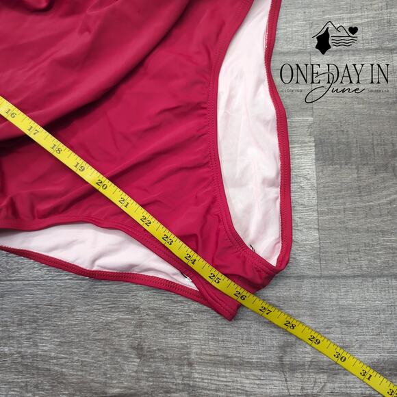 Cupshe Twist Front Keyhole One Piece Swimsuit Size L - Picture 6 of 7